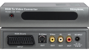 SCART-RGB To S-VIDEO/VIDEO/AUDIO CONVERTER SCART-RGB To S-VIDEO/VIDEO/AUDIO CONVERTER