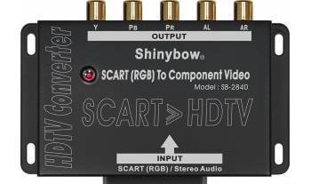 SCART-RGB To COMPONENT-AUDIO CONVERTER