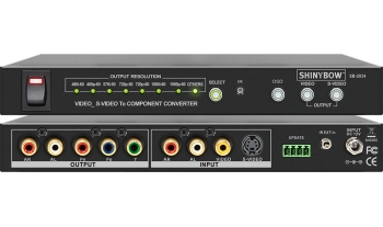 VIDEO / S-VIDEO To COMPONENT CONVERTER