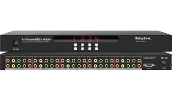 6x4 COMPONENT•AUDIO MATRIX SWITCHER 6x4 COMPONENT•AUDIO MATRIX SWITCHER
