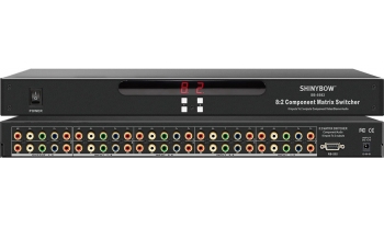 8x2 COMPONENT•AUDIO MATRIX SWITCHER