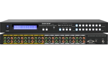 8x8 COMPONENT VIDEO MATRIX SWITCHER