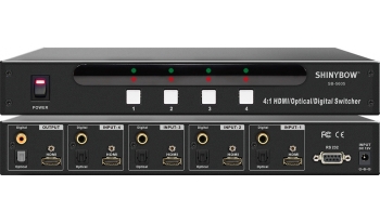 4x1 HDMI-DIGITAL-OPTICAL SWITCHER