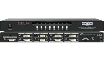 8x1 DVI Routing Switcher