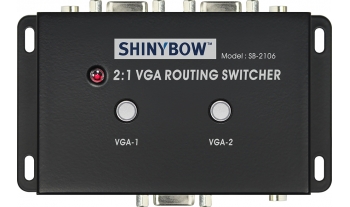 2x1 VGA-STEREO AUDIO ROUTING SWITCHER 