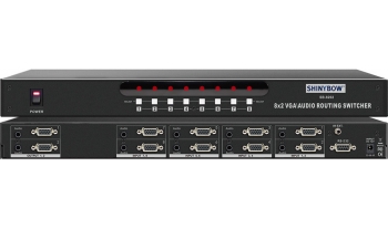 8x2 VGA-AUDIO ROUTING SWITCHER