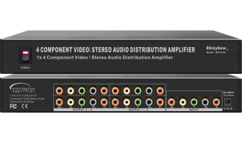 1x4 COMPONENT-AUDIO DISTRIBUTION AMPLIFIER