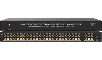 1x8 COMPONENT-DIGITAL-AUDIO(1000MB) DISTRIBUTION AMPLIFIER