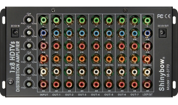 1x8 COMPONENT•DIGITAL•AUDIO DISTRIBUTION AMPLIFIER