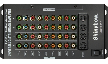 1x5 COMPONENT•DIGITAL•VIDEO•S-VIDEO•AUDIO DISTRIBUTION AMPLI