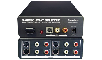 1x4  S-VIDEO • AUDIO DISTRIBUTION AMPLIFIER