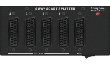 1x4 SCART DISTRIBUTION AMPLIFIER