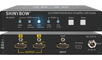 1x2 HDMI Distribution Amplifier w/ Scaler