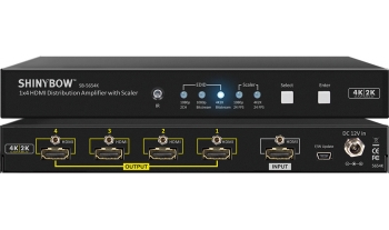 1x4 HDMI Distribution Amplifier w/ Scaler