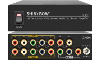 1x2 COMPONENT-AUDIO DISTRIBUTION AMPLIFIER