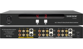 4x2 S-VIDEO•COMPOSITE VIDEO•AUDIO MATRIX SWITCHER