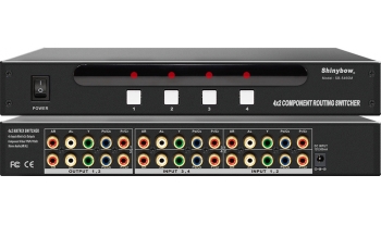 4x2 COMPONENT-AUDIO ROUTING SWITCHER