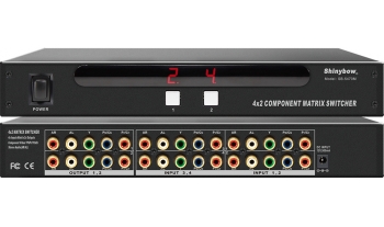 4x2 COMPONENT AUDIO MATRIX SWITCHER