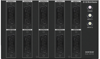 2x1x8 SCART SWITCHER-DISTRIBUTION AMPLIFIER