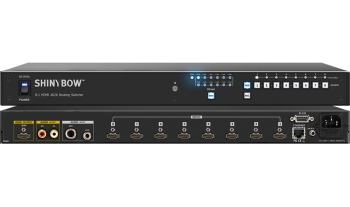 8:1 HDMI 4K2K Routing Switcher with Mic / Aux