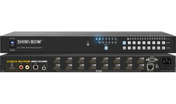 16:1 HDMI 4K2K Routing Switcher with Mic / Aux