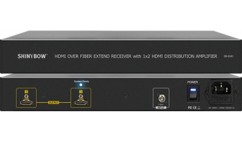  1x2 HDMI Over Fiber Distribution Amplifier