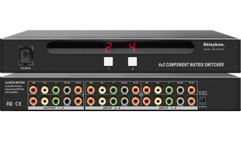 4x2 COMPONENT AUDIO MATRIX SWITCHER 4x2 COMPONENT AUDIO MATRIX SWITCHER