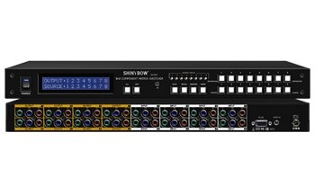 8x8 COMPONENT VIDEOMATRIX SWITCHER  