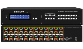 8x8 Component-Digital- Audio Matrix Switcher