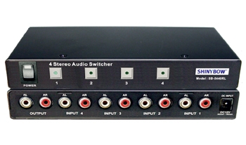 4x1 Stereo Audio Switcher