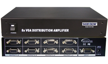 1x8 VGA Distribution Amplifier 1x8 VGA Distribution Amplifier
