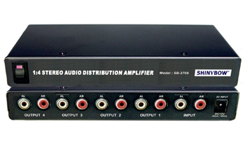 1x4 Stereo Audio