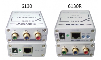 COMPONENT VIDEO CAT5 EXTENDERS